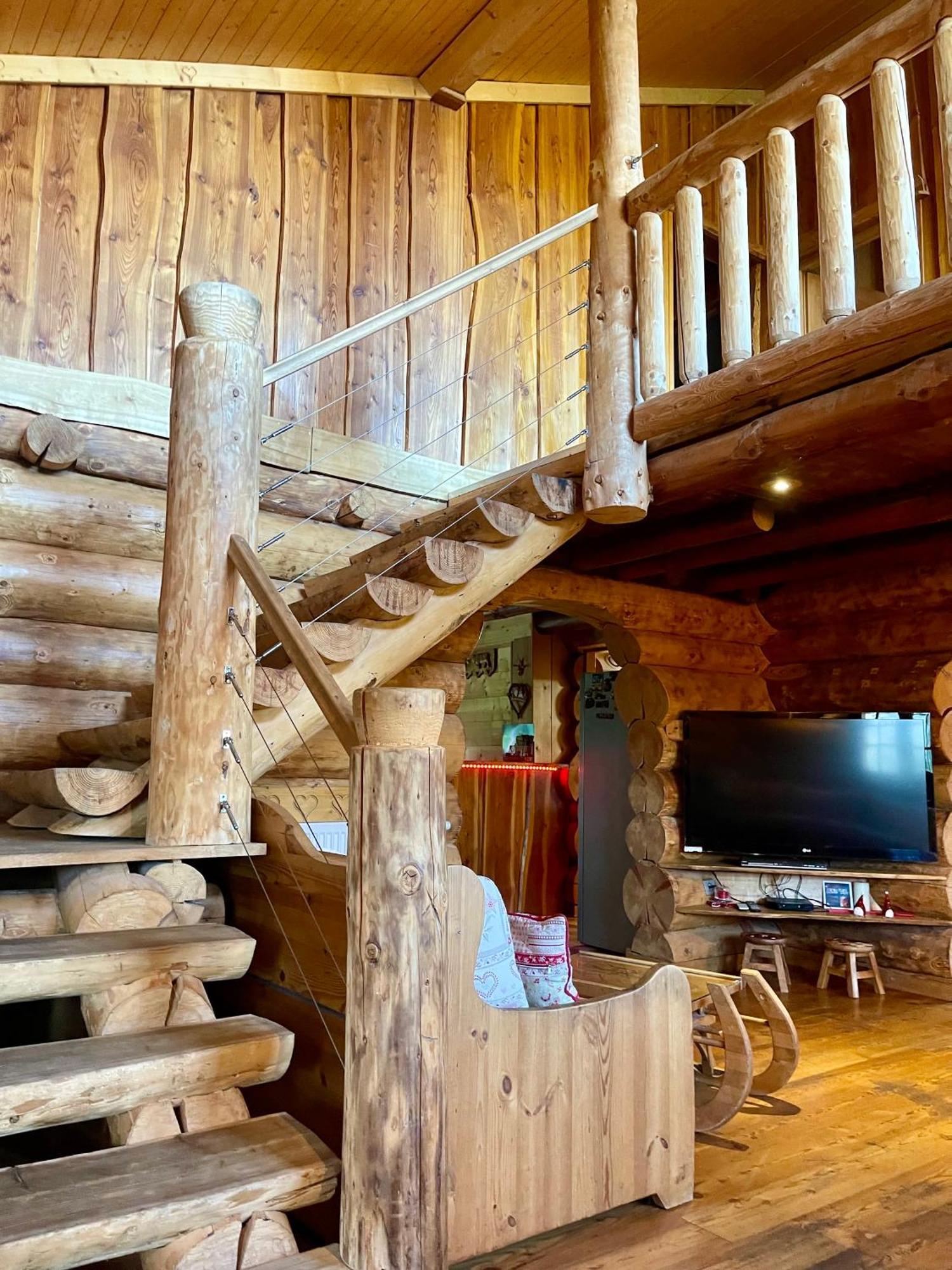 Chalet Spa Le Royal Nathalie Mn La Rouge La Bresse Exterior photo