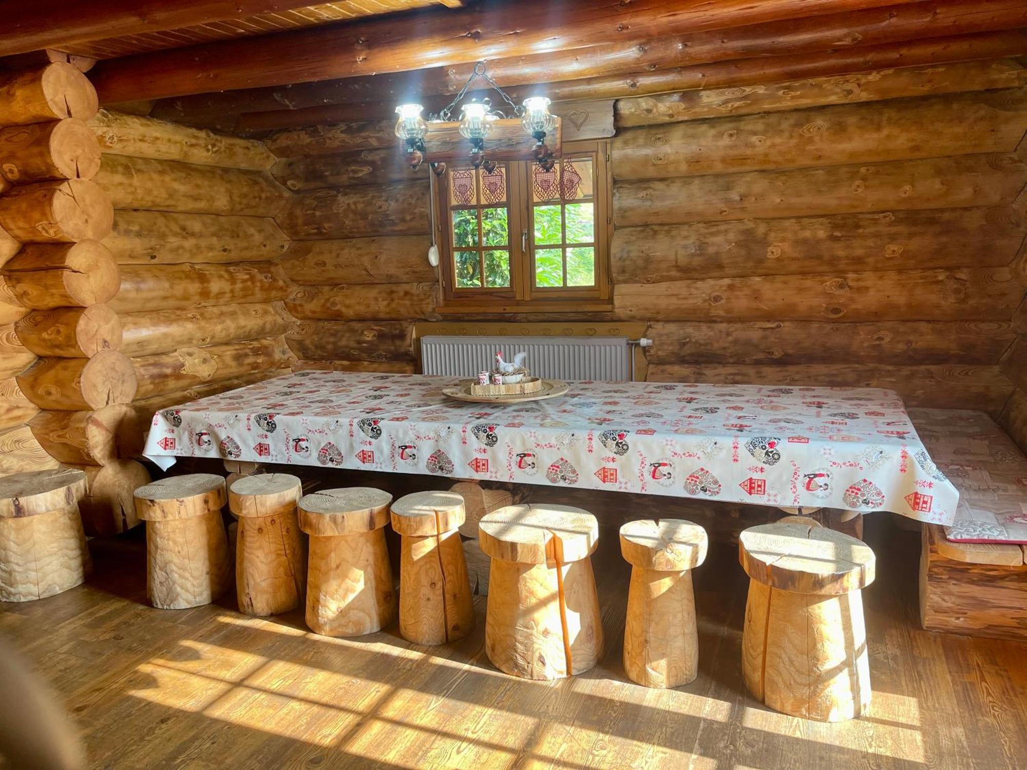 Chalet Spa Le Royal Nathalie Mn La Rouge La Bresse Exterior photo